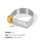 JZ42 US 7# adjustable silver and gold ring Picture2